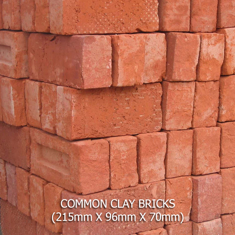 COMMON CLAY BRICK (624pcs/pallet)